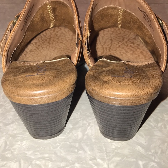 B.O.C by BORN Women’s Earley Brown Leather Mule Slip-On Clogs, Size 8 - NWOB - Picture 6 of 11